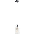 Kitner One Light Pendant in Polished Nickel