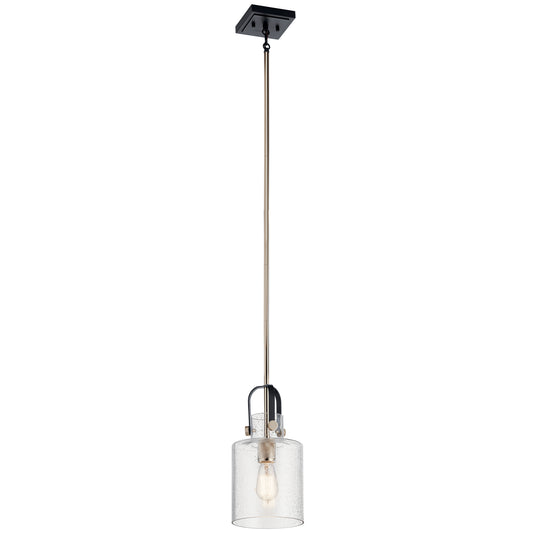 Kitner One Light Pendant in Polished Nickel