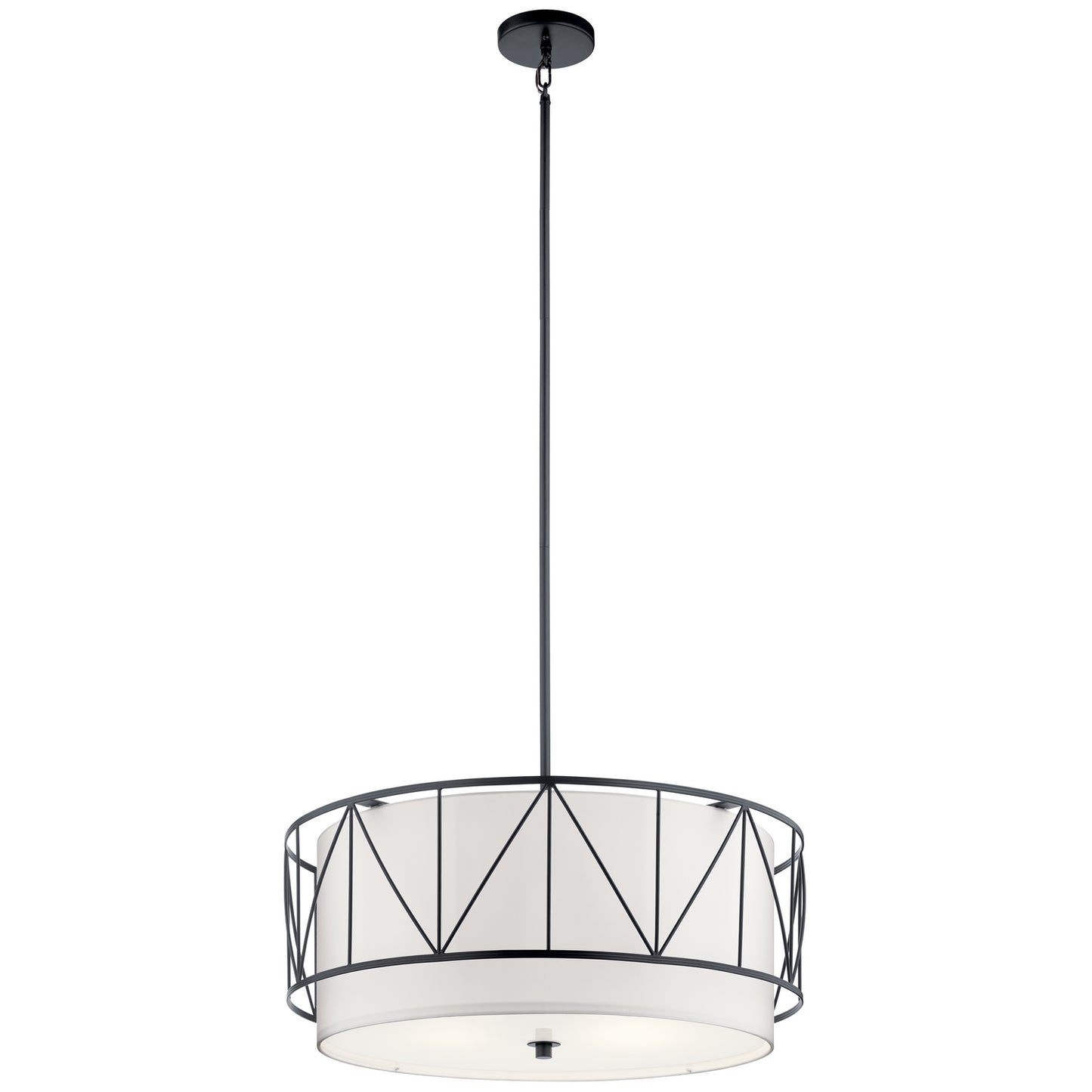 Birkleigh Four Light Pendant in Black