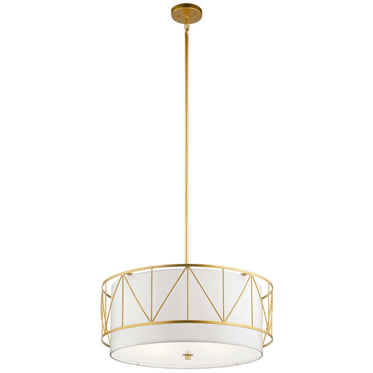 Birkleigh Four Light Pendant in Classic Gold