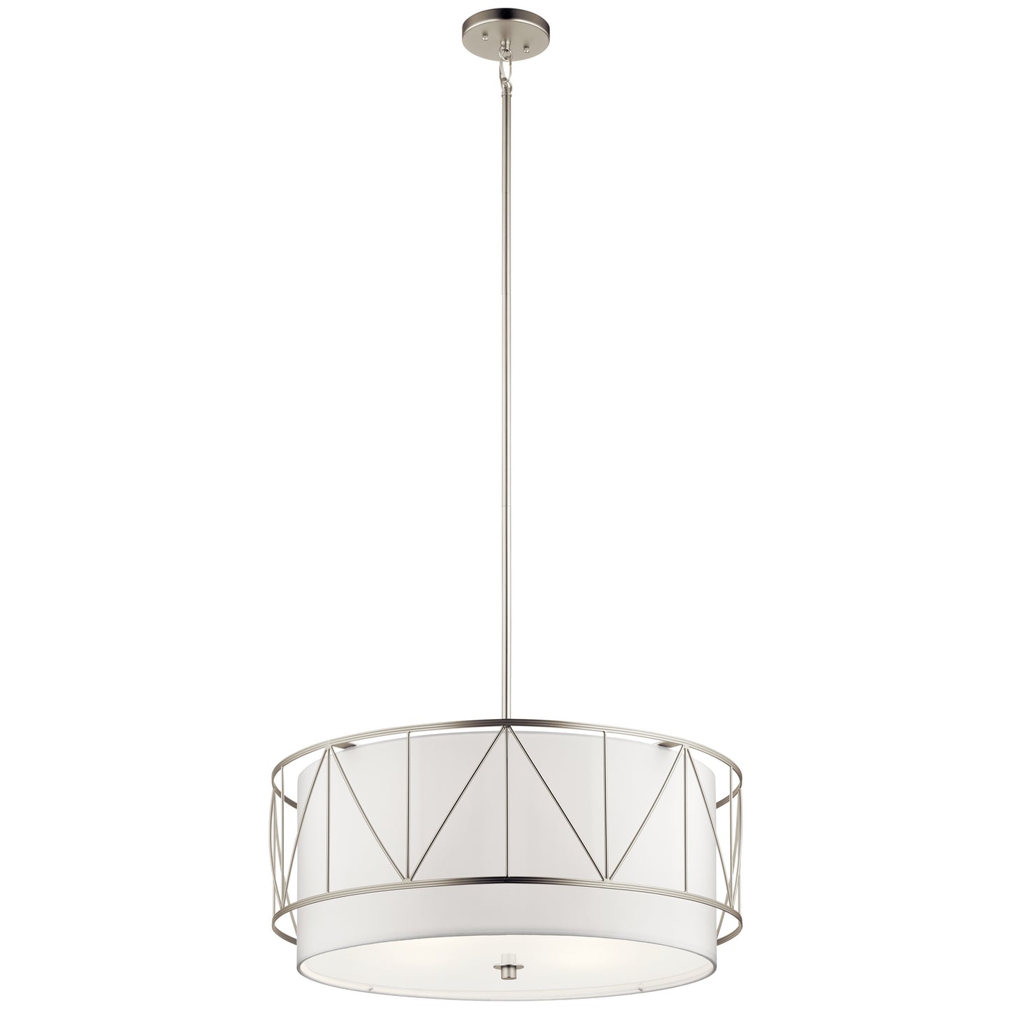 Birkleigh Four Light Pendant in Satin Nickel