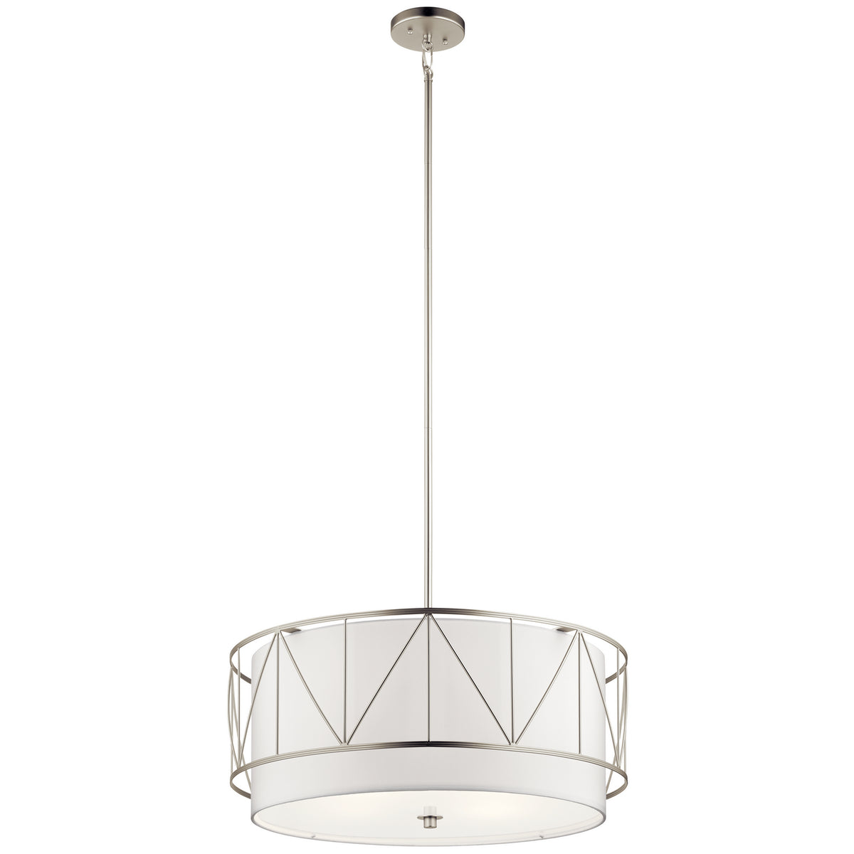 Birkleigh Four Light Pendant in Satin Nickel