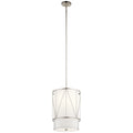 Birkleigh One Light Pendant in Satin Nickel