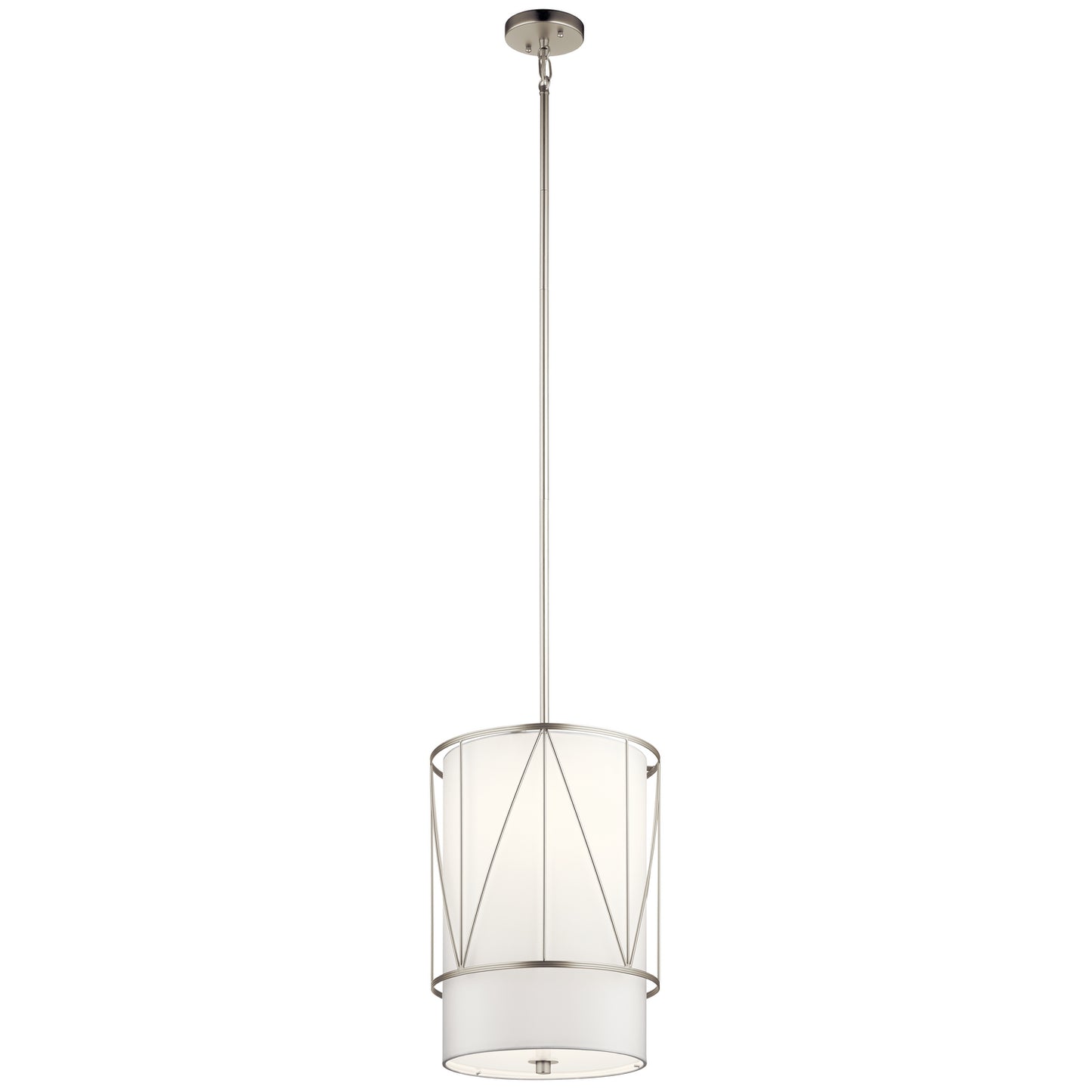 Birkleigh One Light Pendant in Satin Nickel