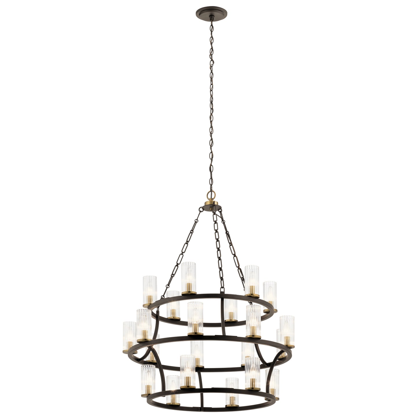 Mathias 21 Light Chandelier in Olde Bronze