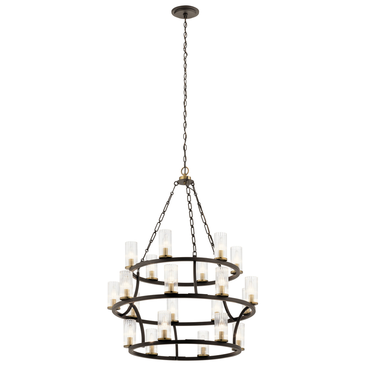 Mathias 21 Light Chandelier in Olde Bronze