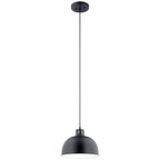 Zailey One Light Pendant in Black