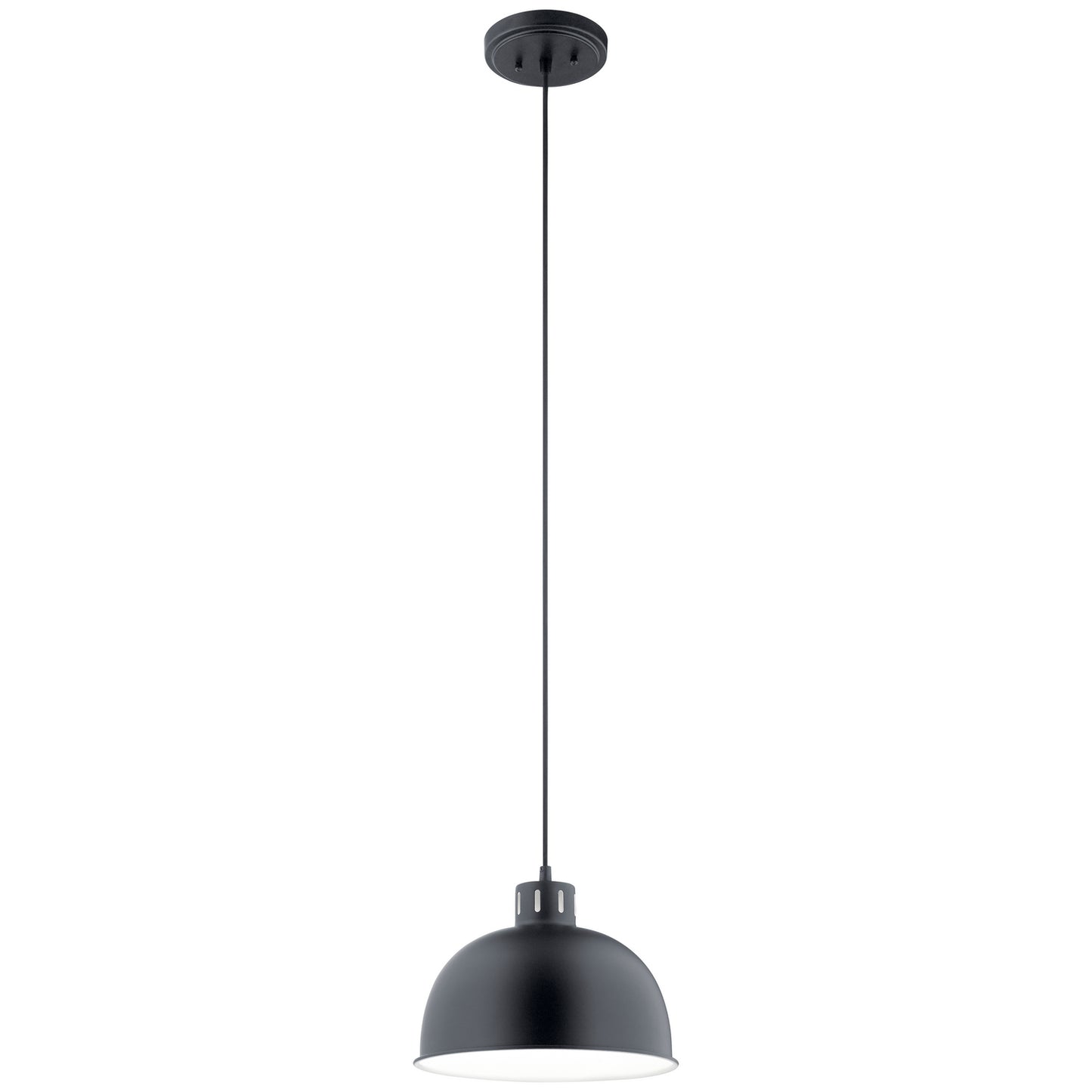 Zailey One Light Pendant in Black