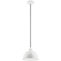 Zailey One Light Pendant in White