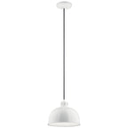 Zailey One Light Pendant in White