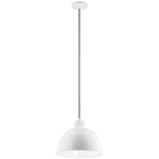 Zailey One Light Pendant in White
