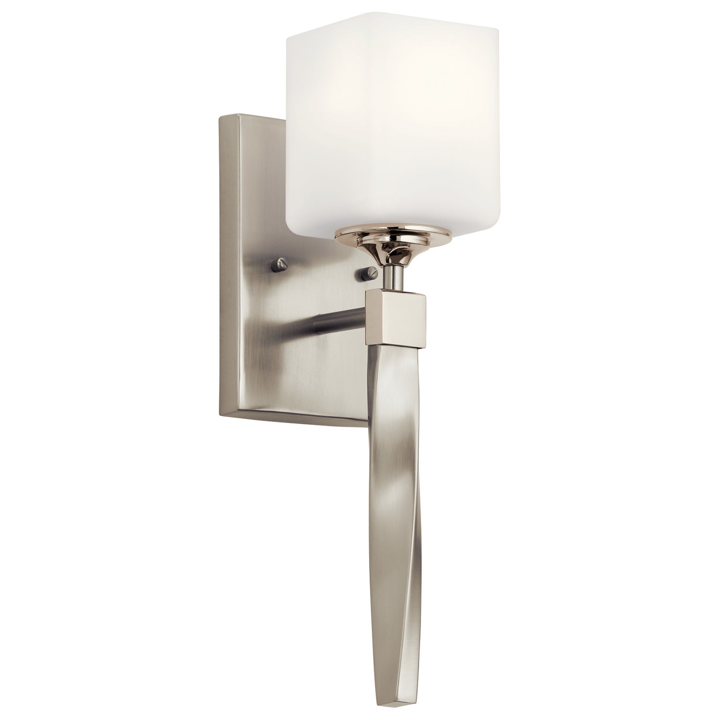 Marette One Light Wall Sconce in Brushed Nickel