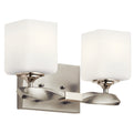 Marette Two Light Bath in Brushed Nickel