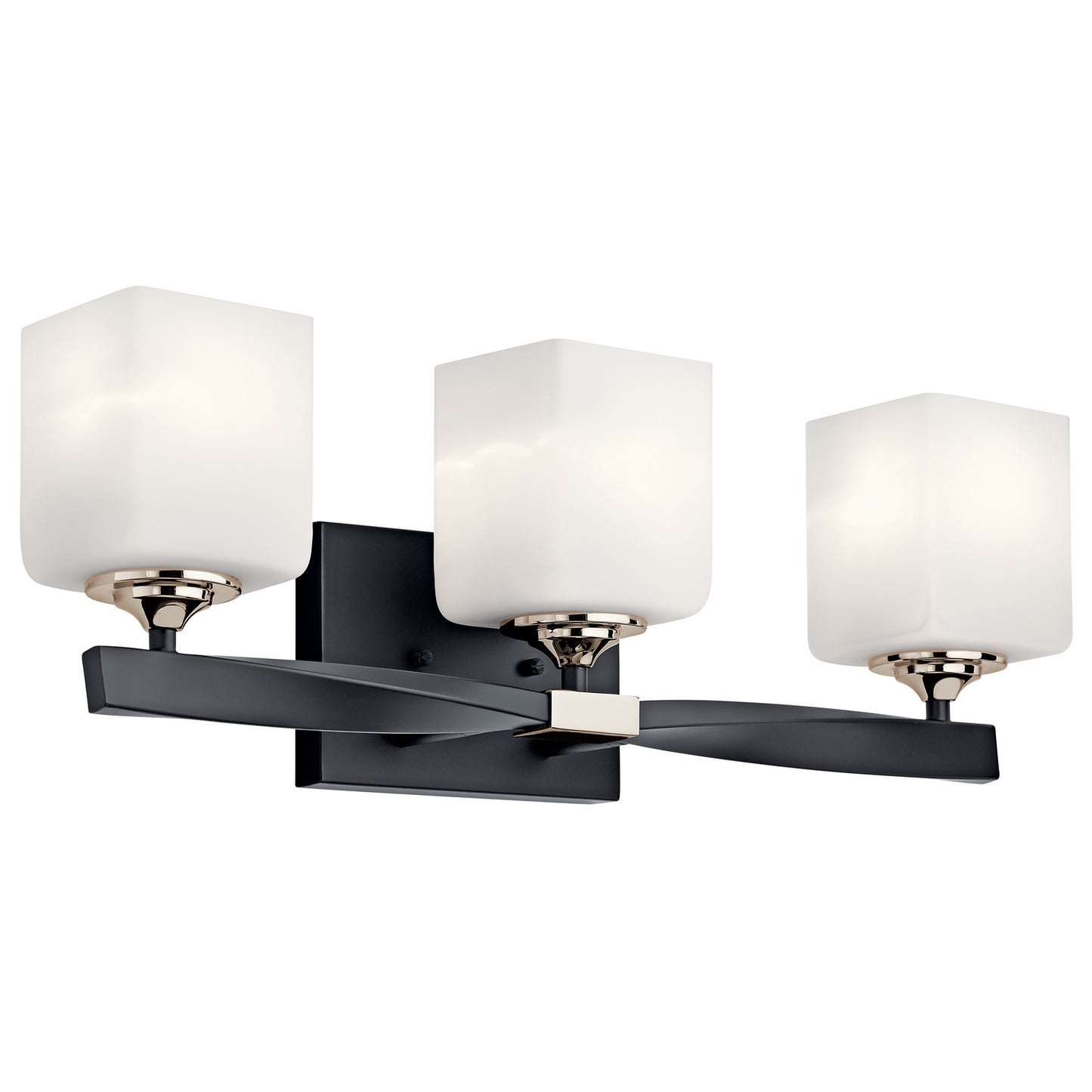 Marette Three Light Bath in Black
