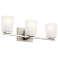 Roehm Three Light Bath in Brushed Nickel