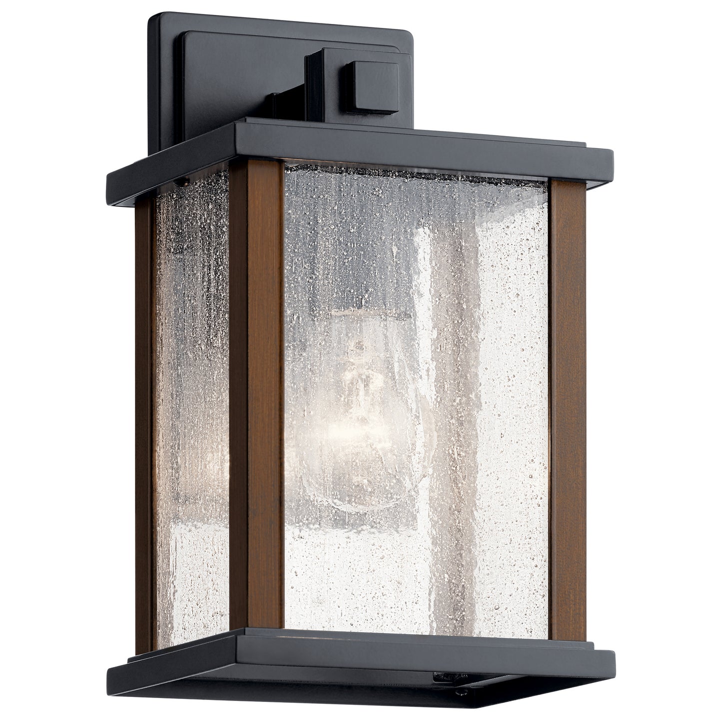 Marimount One Light Outdoor Wall Mount in Black