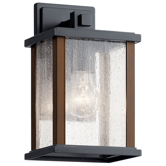 Marimount One Light Outdoor Wall Mount in Black
