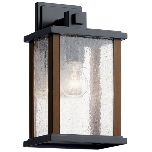 Marimount One Light Outdoor Wall Mount in Black