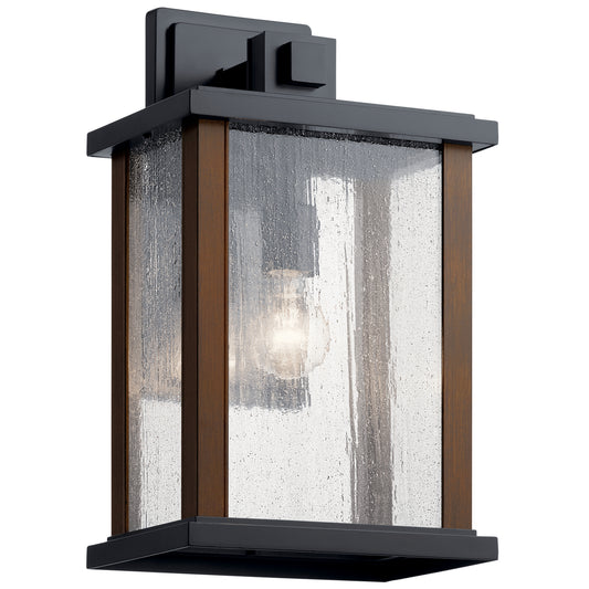Marimount One Light Outdoor Wall Mount in Black