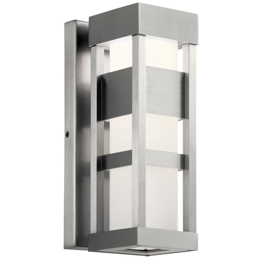 Ryler LED Outdoor Wall Mount in Brushed Aluminum