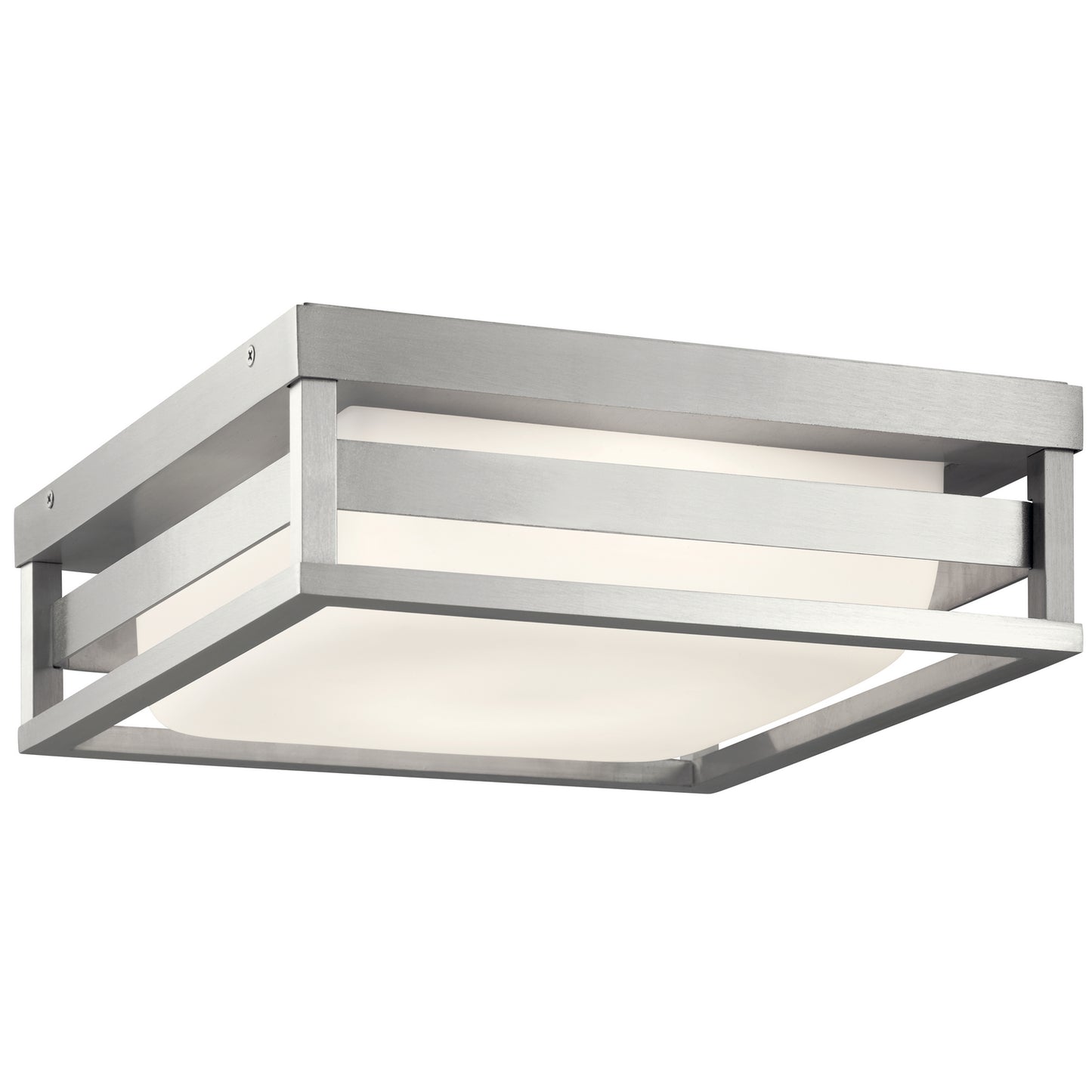 Ryler LED Outdoor Ceiling Mount in Brushed Aluminum