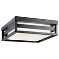Ryler LED Outdoor Ceiling Mount in Black