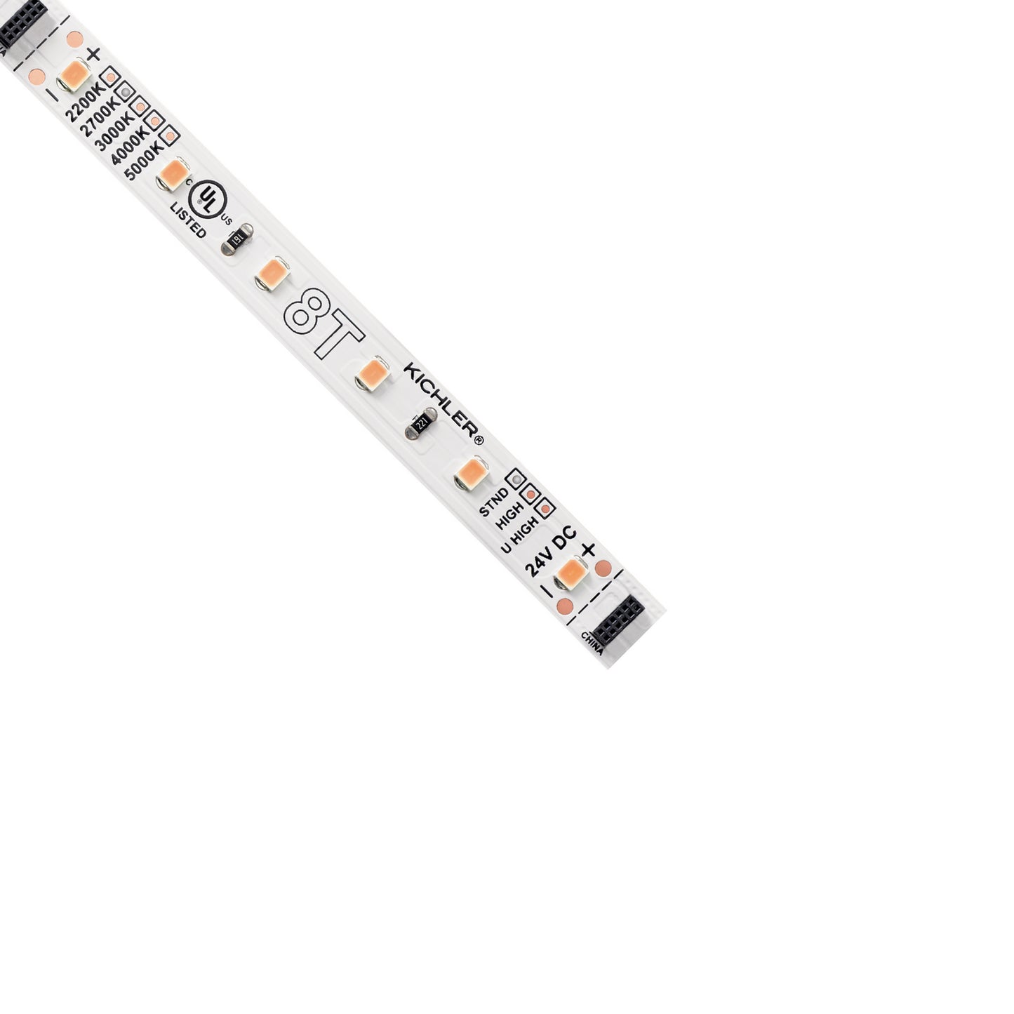 8T Tape Light Led LED Tape Light in White Material (Not Painted)