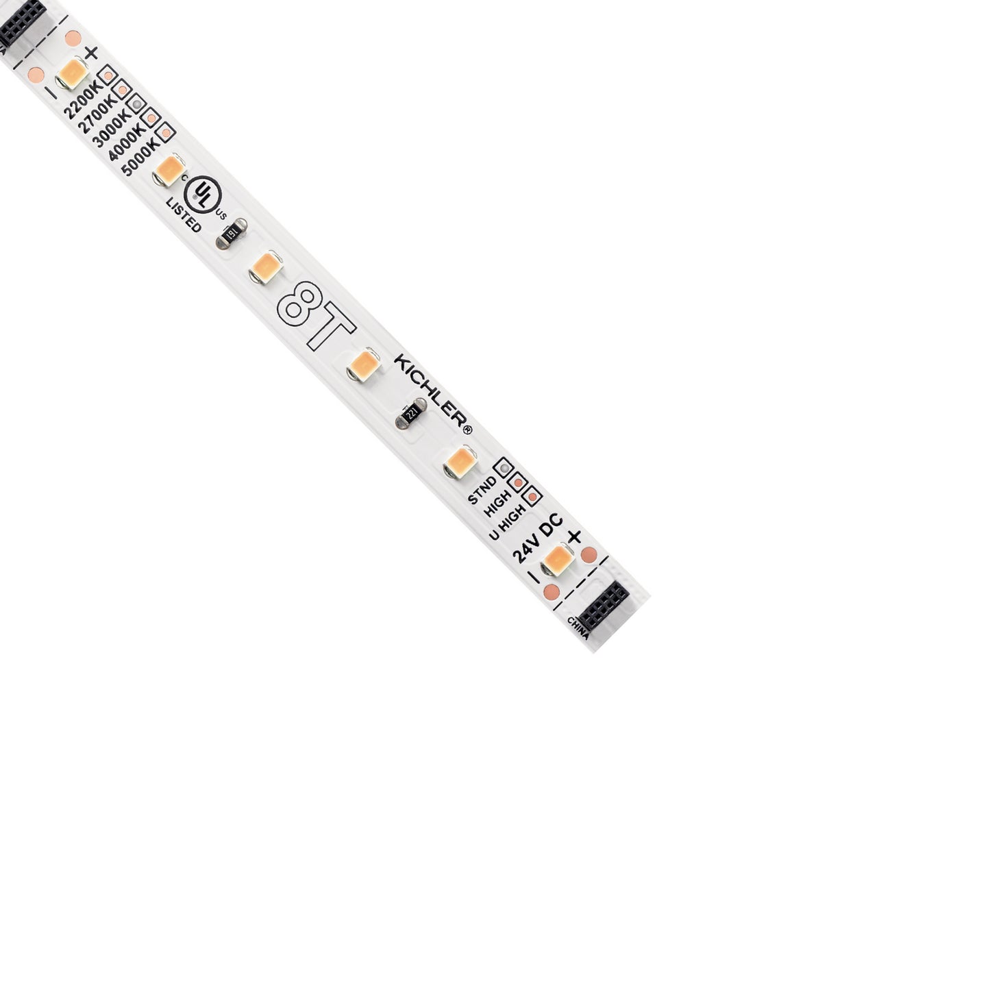 8T Tape Light Led LED Tape Light in White Material (Not Painted)