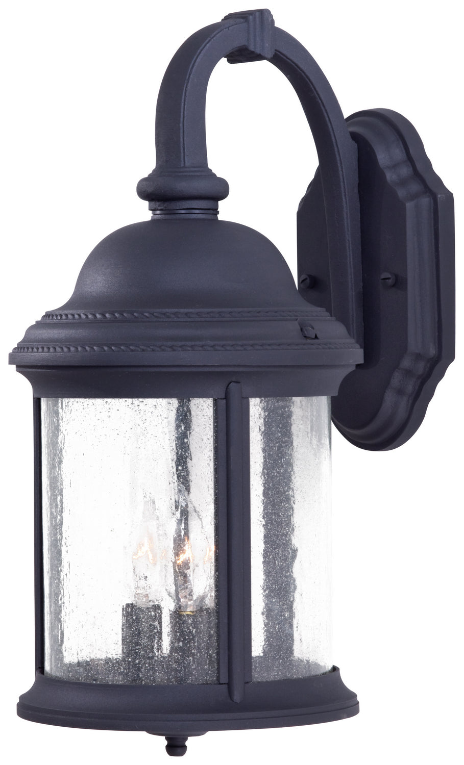 Hancock Three Light Wall Mount in Black