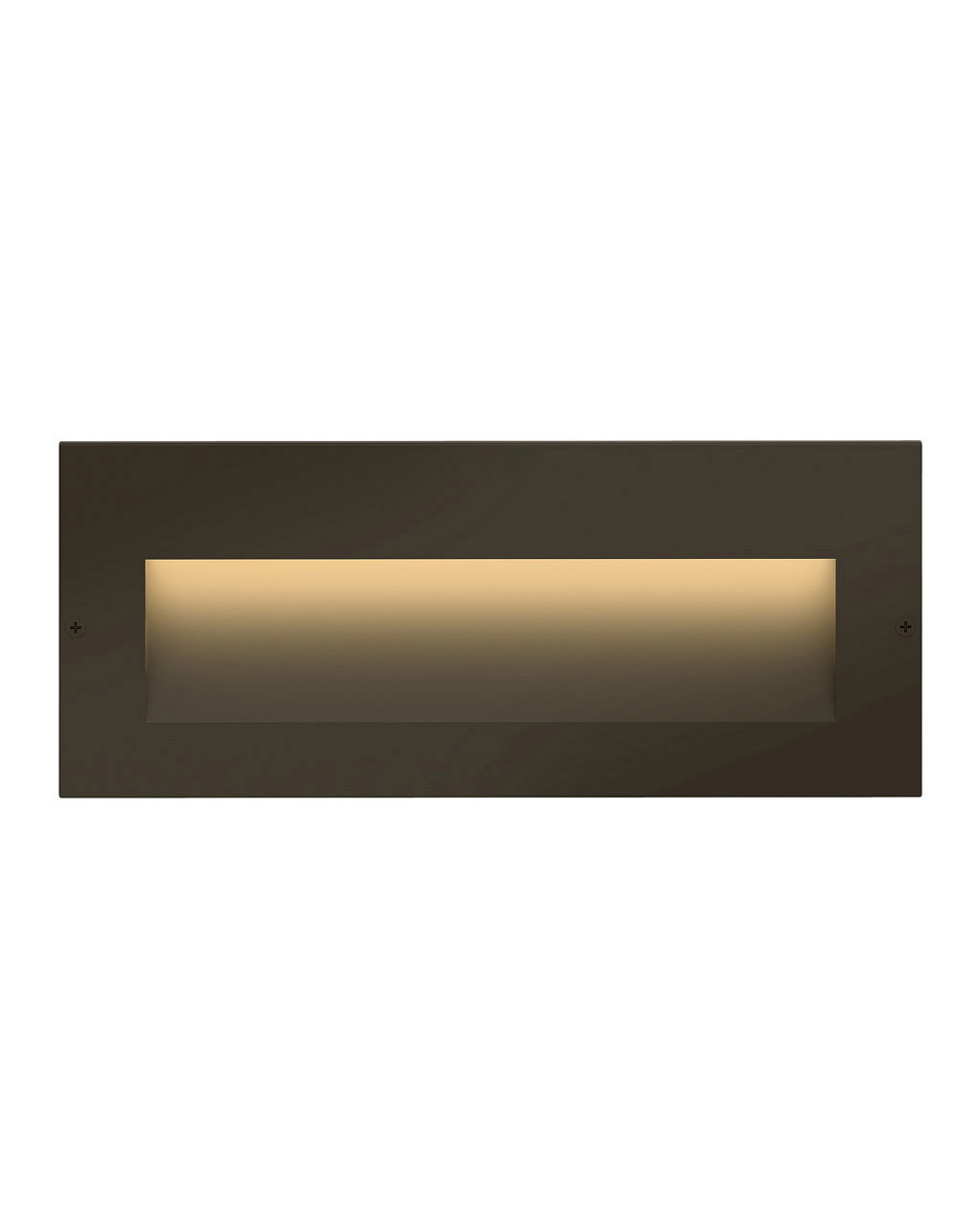 Taper LED Step Light in Bronze