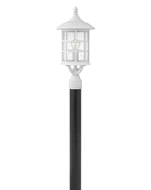 Freeport Coastal Elements LED Post Top or Pier Mount Lantern in Textured White