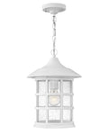 Freeport Coastal Elements LED Hanging Lantern in Textured White