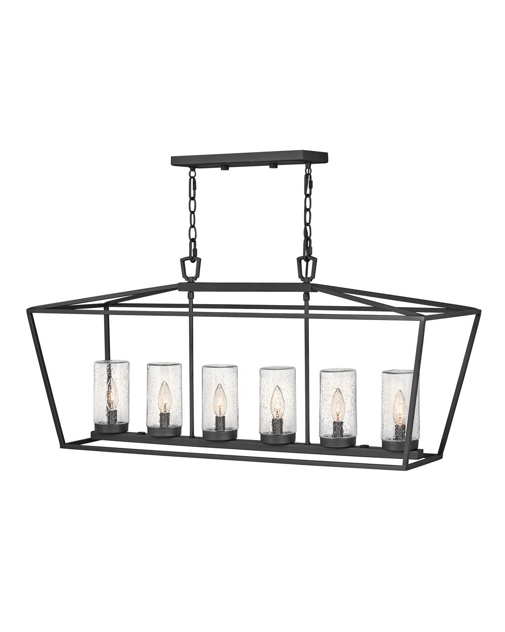 Alford Place LED Chandelier in Museum Black
