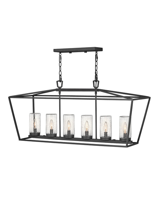 Alford Place LED Chandelier in Museum Black