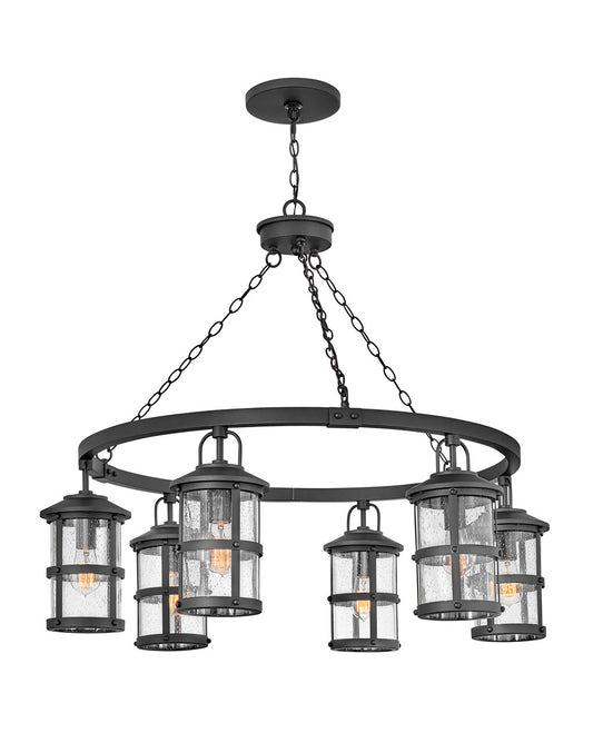 Lakehouse LED Chandelier in Black