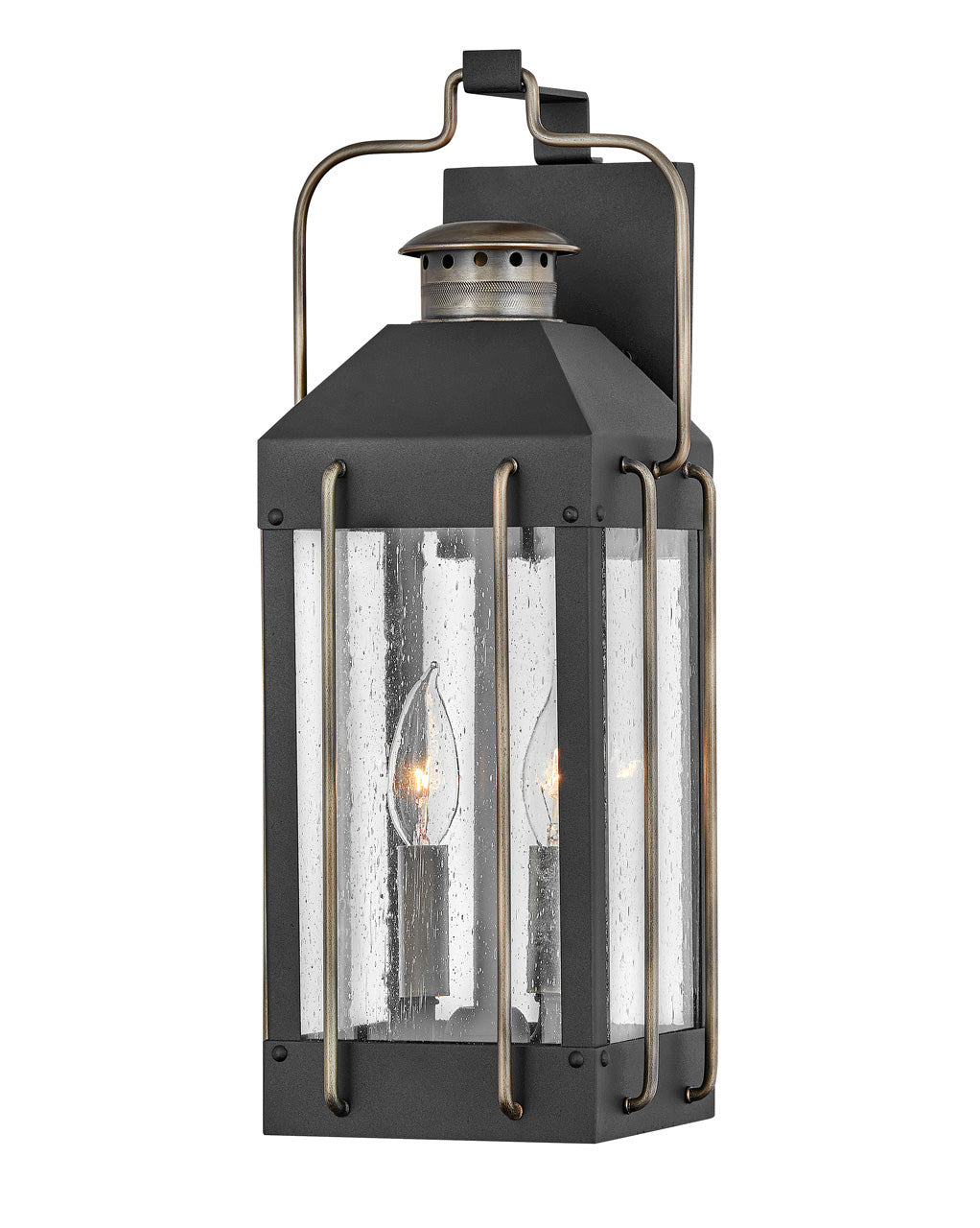 Fitzgerald LED Wall Mount in Textured Black