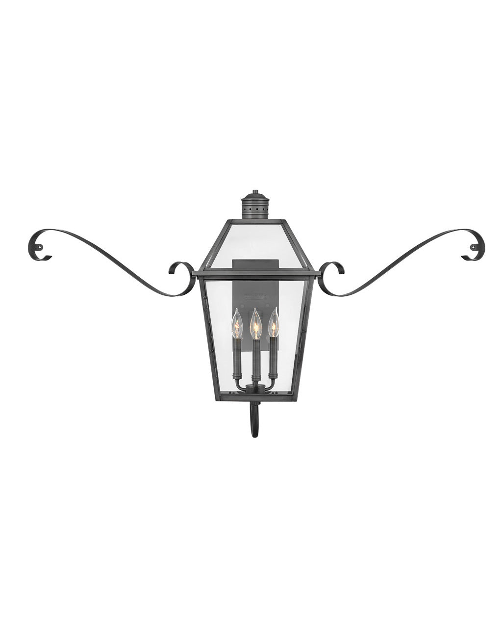 Nouvelle LED Wall Mount in Blackened Brass