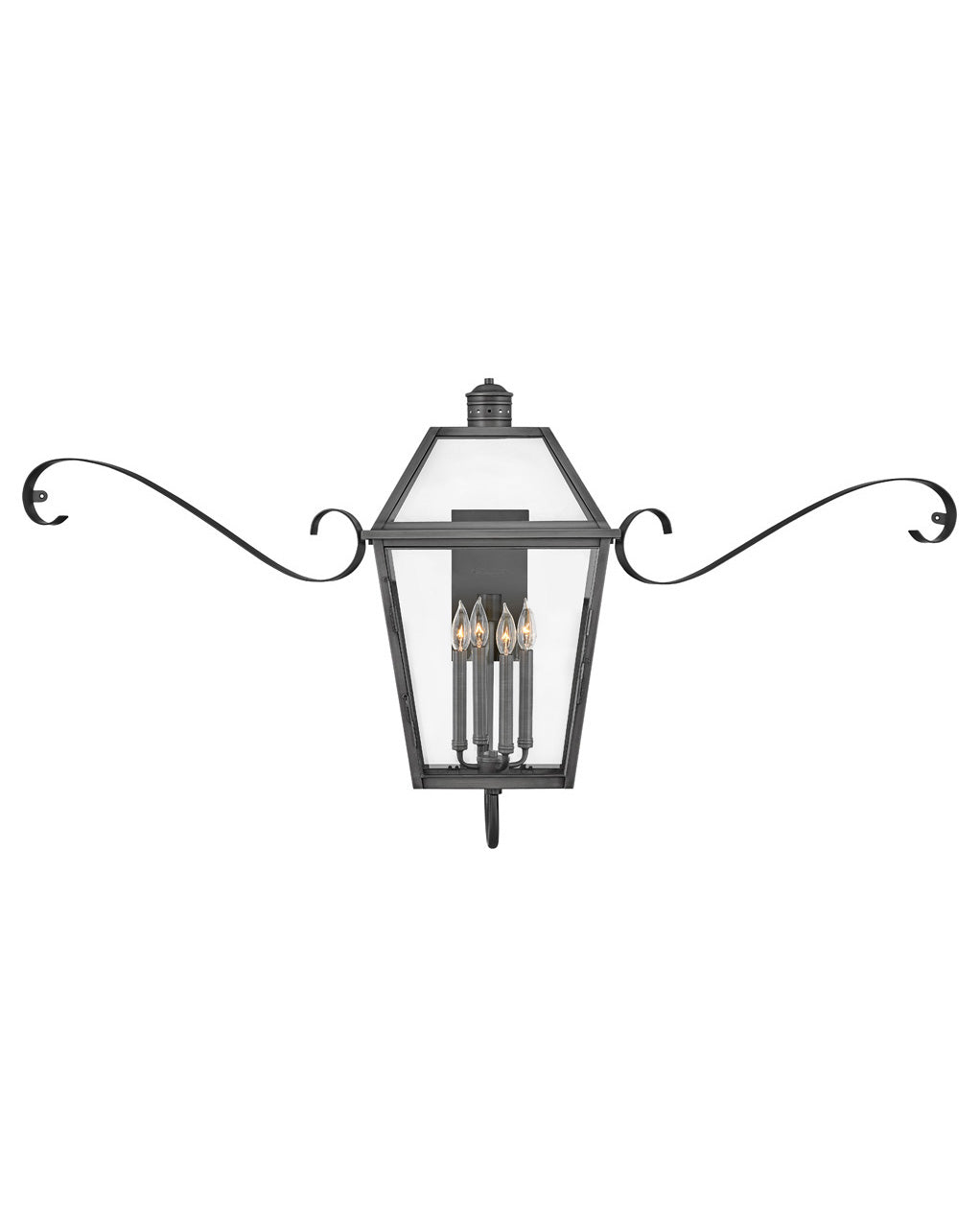 Nouvelle LED Wall Mount in Blackened Brass