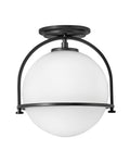 Somerset LED Semi-Flush Mount in Black