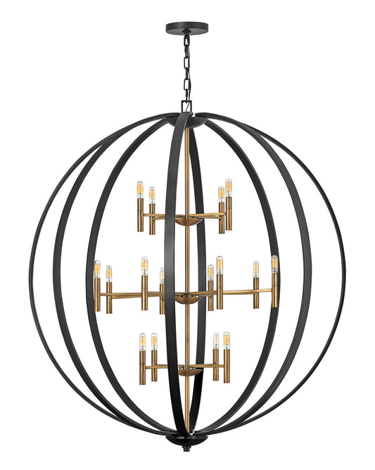 Euclid LED Chandelier in Spanish Bronze