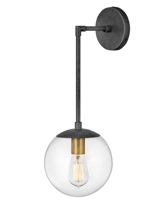 Warby LED Wall Sconce in Aged Zinc