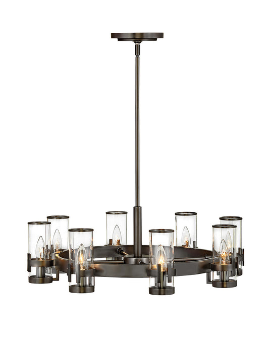 Reeve LED Chandelier in Black Oxide