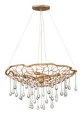 Laguna LED Chandelier in Burnished Gold