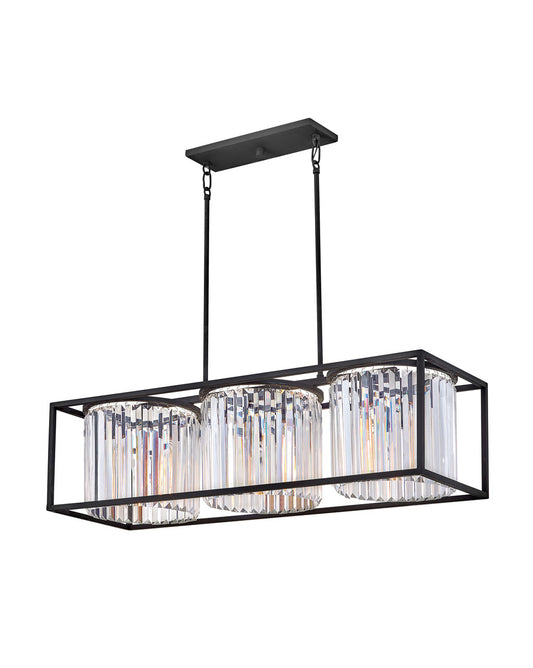 Giada LED Pendant in Black
