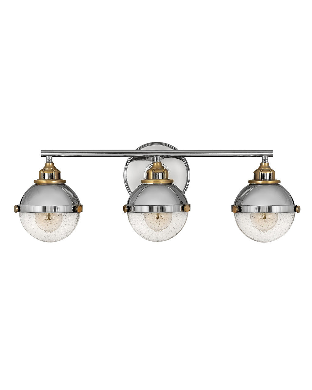 Fletcher LED Vanity in Polished Nickel