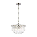 Arden Four Light Chandelier in Polished Nickel