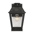 Falmouth One Light Outdoor Wall Lantern in Dark Weathered Zinc