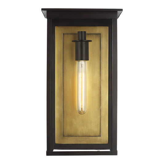 Freeport One Light Outdoor Wall Lantern in Heritage Copper