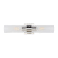 Geneva Two Light Wall Sconce in Polished Nickel