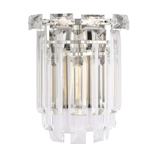 Arden One Light Wall Sconce in Polished Nickel